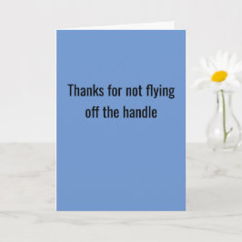 Tarjeta Gracias Por No Despegar La Mano