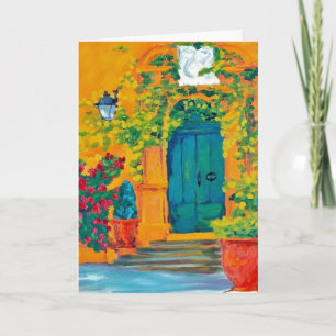 Tarjeta Gracias por recibirme en tu casa