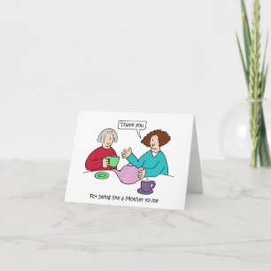 Tarjeta Gracias por ser como una madre para mí