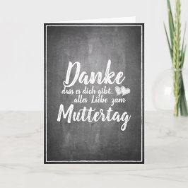 Tarjeta ¡Gracias por ser tú! Panorama del Día de la Madre