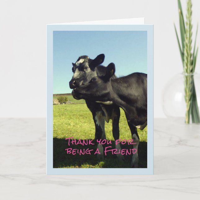 Tarjeta Gracias por ser un amigo (Anverso)