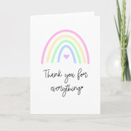 Tarjeta Gracias por todo