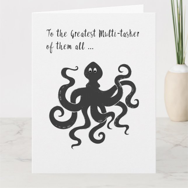 Tarjeta ¡Gracias por todo lo que haces! (Anverso)