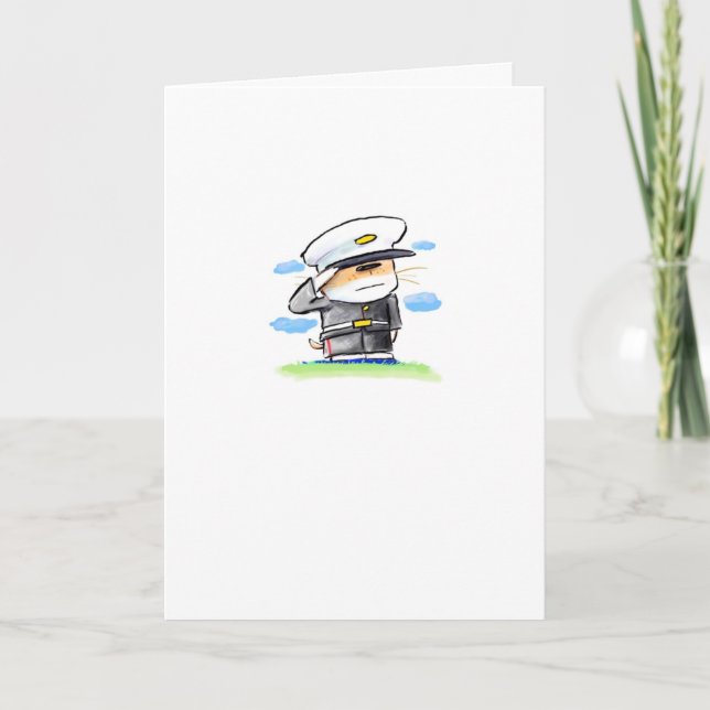 Tarjeta Gracias por tu servicio (Anverso)