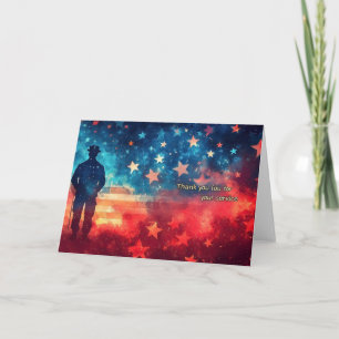 Tarjeta Gracias por tu servicio