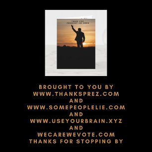 Tarjeta Gracias Presidente Joe Biden