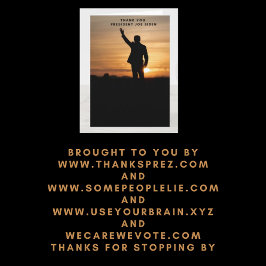 Tarjeta Gracias Presidente Joe Biden