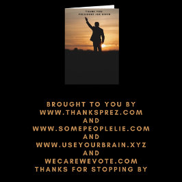 Tarjeta Gracias Presidente Joe Biden