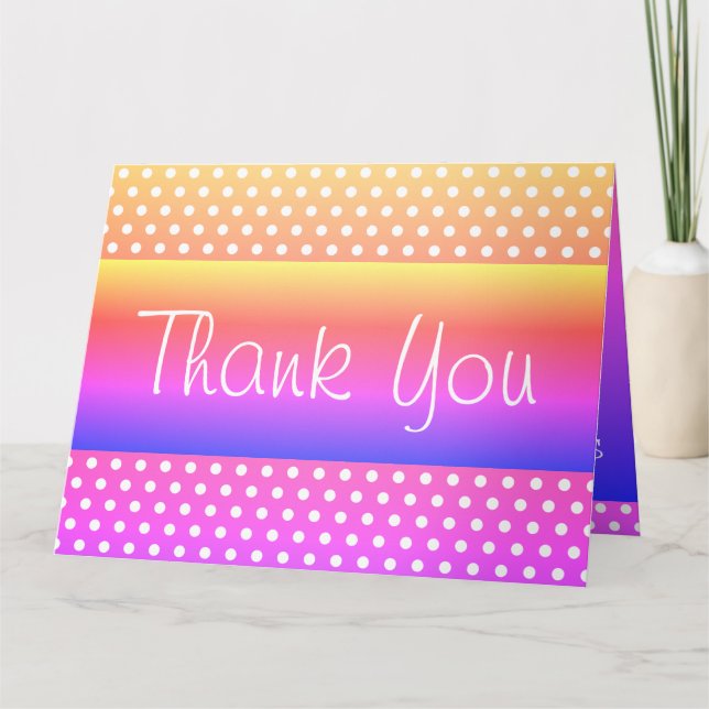Tarjeta Gracias Que Te Preocupas (Anverso)