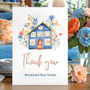 Tarjeta Gracias Realtor   Apreciación elegante del cliente