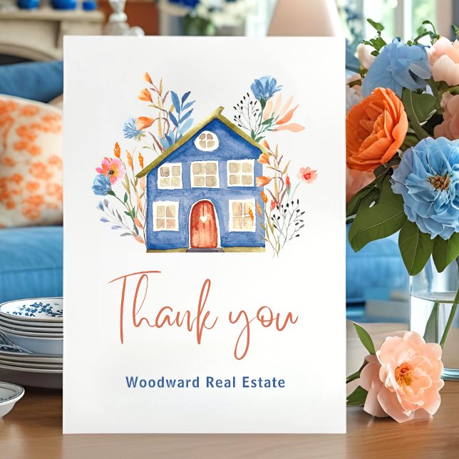 Tarjeta Gracias Realtor | Apreciación elegante del cliente (Subido por el creador)