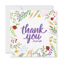 Gracias Script Whimsical Spring Floral