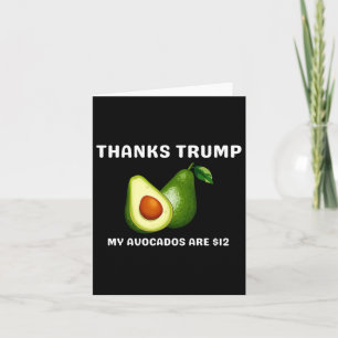 Tarjeta Gracias Trump Mi Abogado Tiene $12 Anti Trump Terr