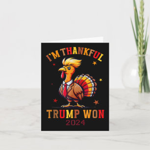 Tarjeta Gracias Trump por el Día de Acción de Gracias