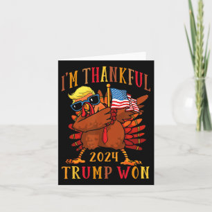 Tarjeta Gracias Trump por el Día de Acción de Gracias