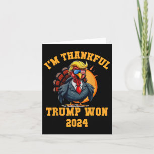 Tarjeta Gracias Trump por el Día de Acción de Gracias
