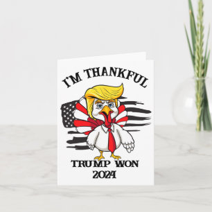 Tarjeta Gracias Trump por el Día de Acción de Gracias
