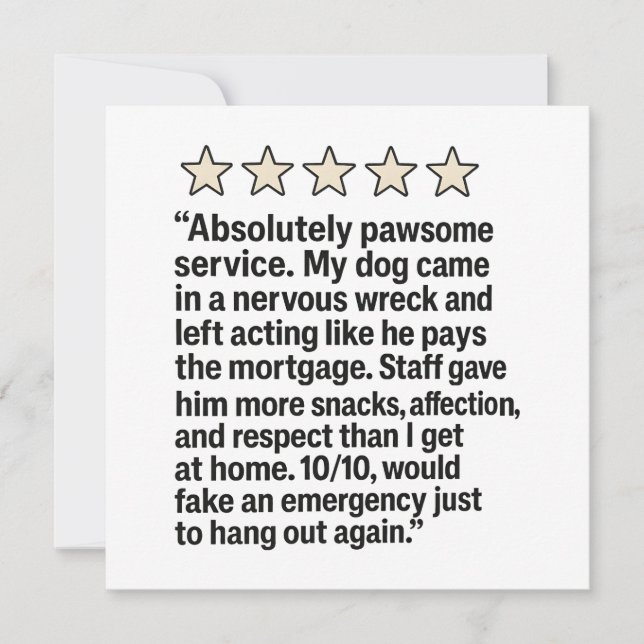 Tarjeta Gracias Veterinario De Vet (Anverso)