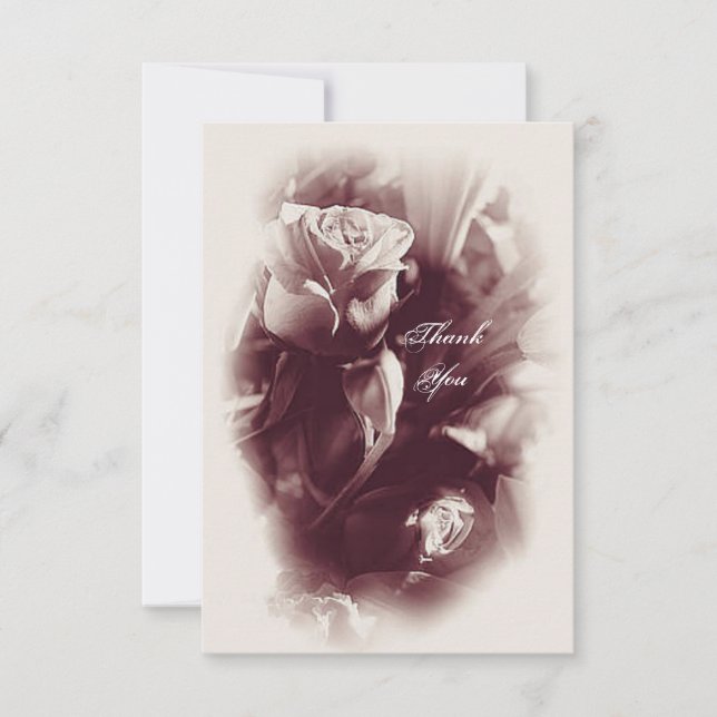 Tarjeta Gracias Vintage (Anverso)