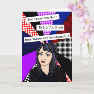 Tarjeta Graciosa amistad sarcástica