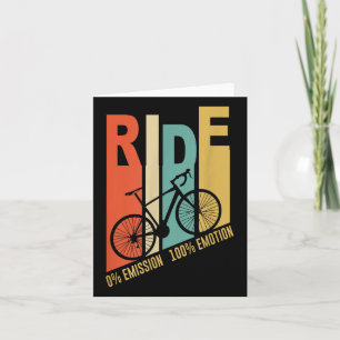 Tarjeta Graciosa Bicicleta Regalo de Bicicleta Protección