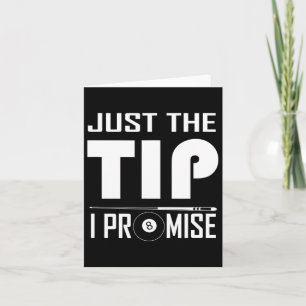 Tarjeta Graciosa Camisa De Palo De Cuo Billiard Sólo La Pu