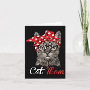 Tarjeta Graciosa Camiseta De Gato Para Gatos Amantes Del D