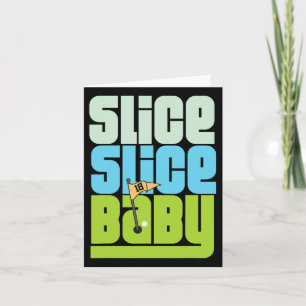 Tarjeta Graciosa camiseta de golf infantil de Pun Slice Sl