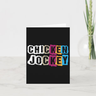 Tarjeta Graciosa camiseta Meme Chicken Jockey.png