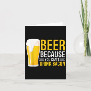 Tarjeta Graciosa Cerveza Bbq Grilling - Cerveza Porque No