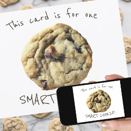 Tarjeta Graciosa cookie inteligente para estudiantes de do