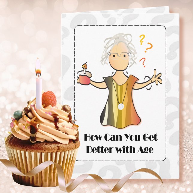Tarjeta Graciosa cortesía conmemorativa de cumpleaños feme (Subido por el creador)