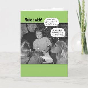 Tarjeta Graciosa foto de Make a Wish Vintage 50