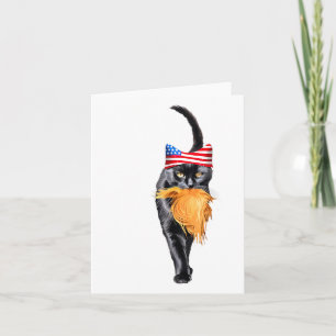 Tarjeta Graciosa Gente Sin Hijos Con Voto De Trump Hair Ka