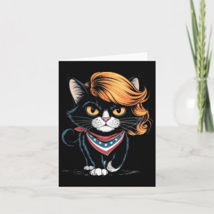 Tarjeta Graciosa Gente Sin Hijos Con Voto De Trump Hair Ka