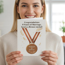 Graciosa medalla de bronce en el octavo aniversari