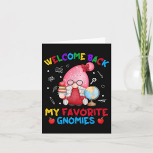 Tarjeta Graciosa, Mis Gnomías Favoritas, Bienvenidos De Nu