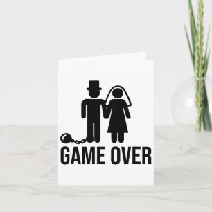 Tarjeta Graciosa novia Groom Boda Bachelor Bachelorette Pa