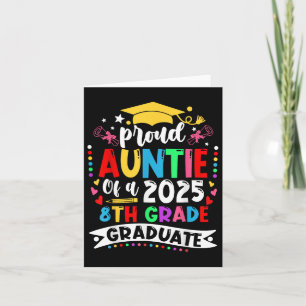 Tarjeta Graciosa Tía Orgullosa De Un Cl De Gradu De 2025 D