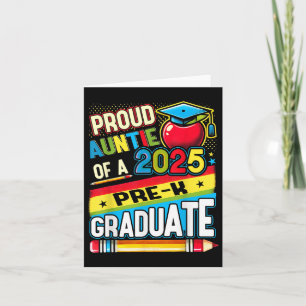 Tarjeta Graciosa Tía Orgullosa De Un Graduado De 2025 Preu