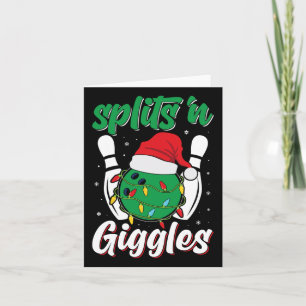 Tarjeta Graciosas escisiones y golosinas Navidades Bo