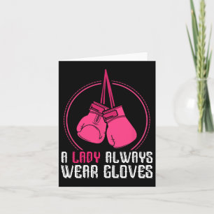 Tarjeta Graciosas mujeres de boxeo tailandesas dan Muay Th