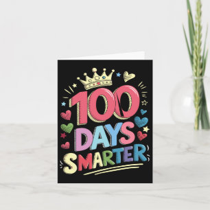 Tarjeta Gracioso 100 días de aprendizaje del espíritu del