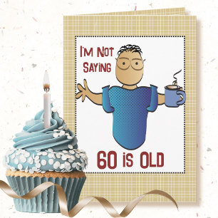 Tarjeta Gracioso 60.º cumpleaños Sarcástico Personalizado 