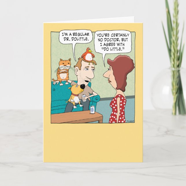 Tarjeta Gracioso aniversario de Magnetismo Animal (Anverso)