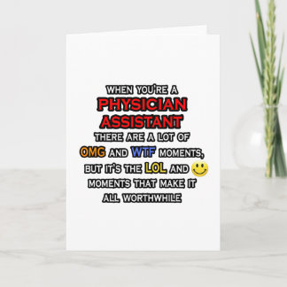 Tarjeta Gracioso asistente médico ... OH DIOS MÍO LOL