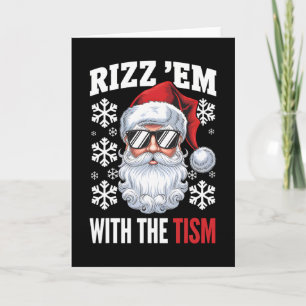 Tarjeta Gracioso Autismo Rizz Em Con Los Navidades De Tism
