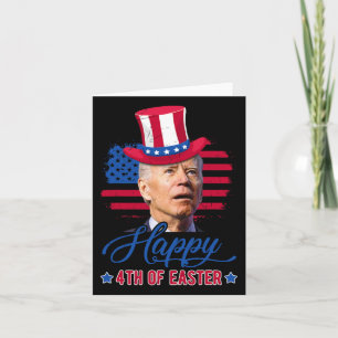 Tarjeta Gracioso Biden Deslumbró El 4 De Semana Santa El 4