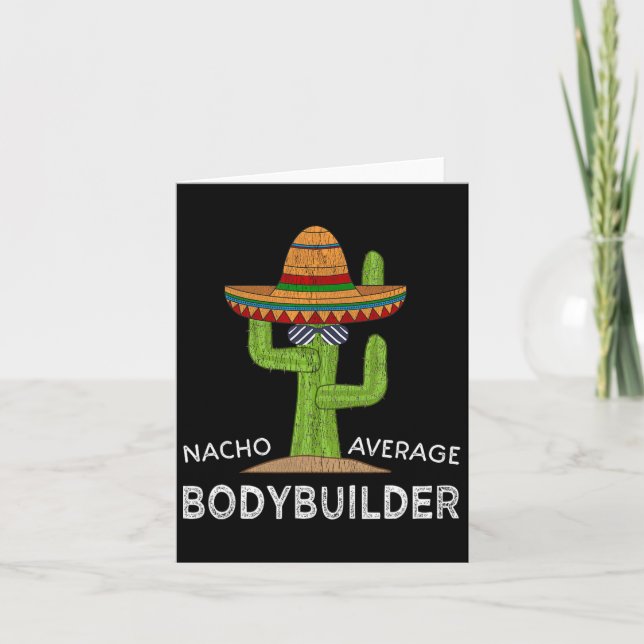 Tarjeta Gracioso Bodybuilder (Anverso)