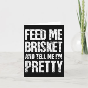 Tarjeta Gracioso Brisket & Camisa de parrillada de pat